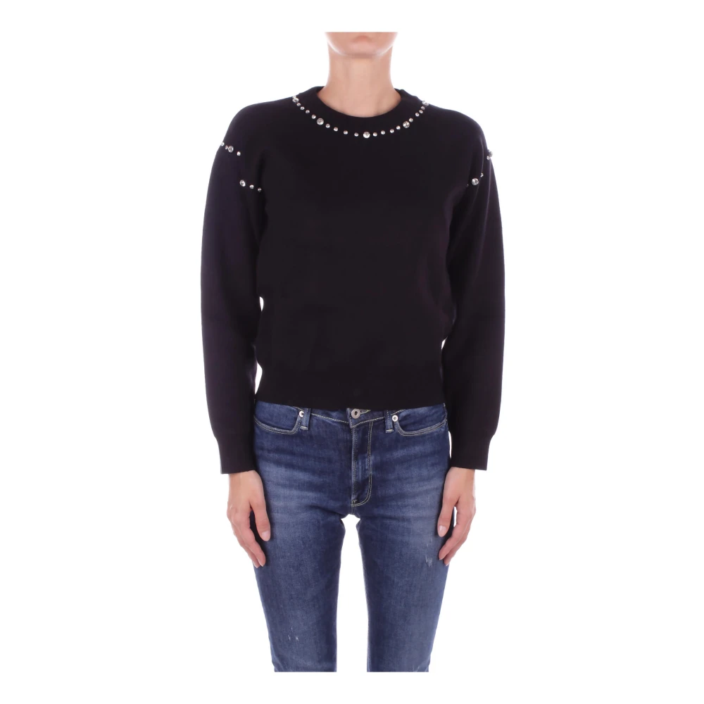H2O Zwarte trui met decoraties Black Dames