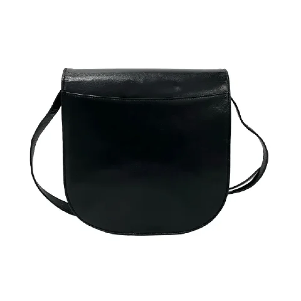 Yves Saint Laurent Vintage Pre-owned Leather crossbody-bags Black Dames