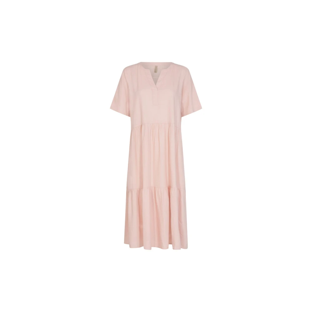 Soyaconcept Zomerjurken Goede Prijs-kwaliteitverhouding Pink Dames