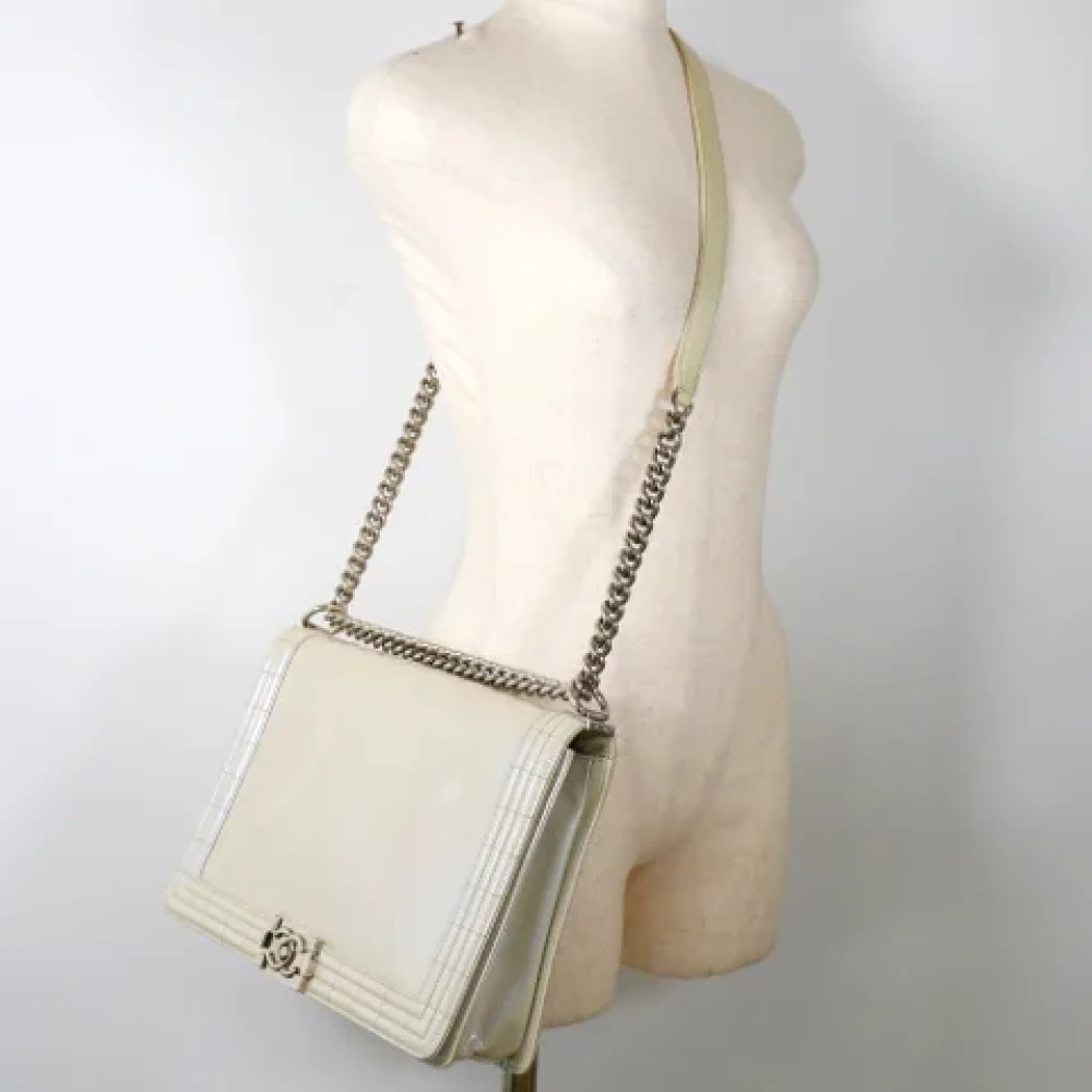 Chanel Vintage Pre-owned Fabric shoulder-bags White Dames