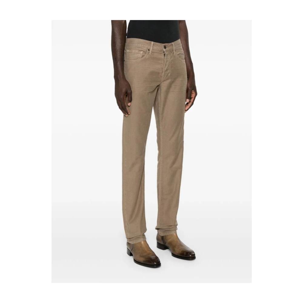 Tom Ford Beige Slim Katoen Jeans Beige Heren