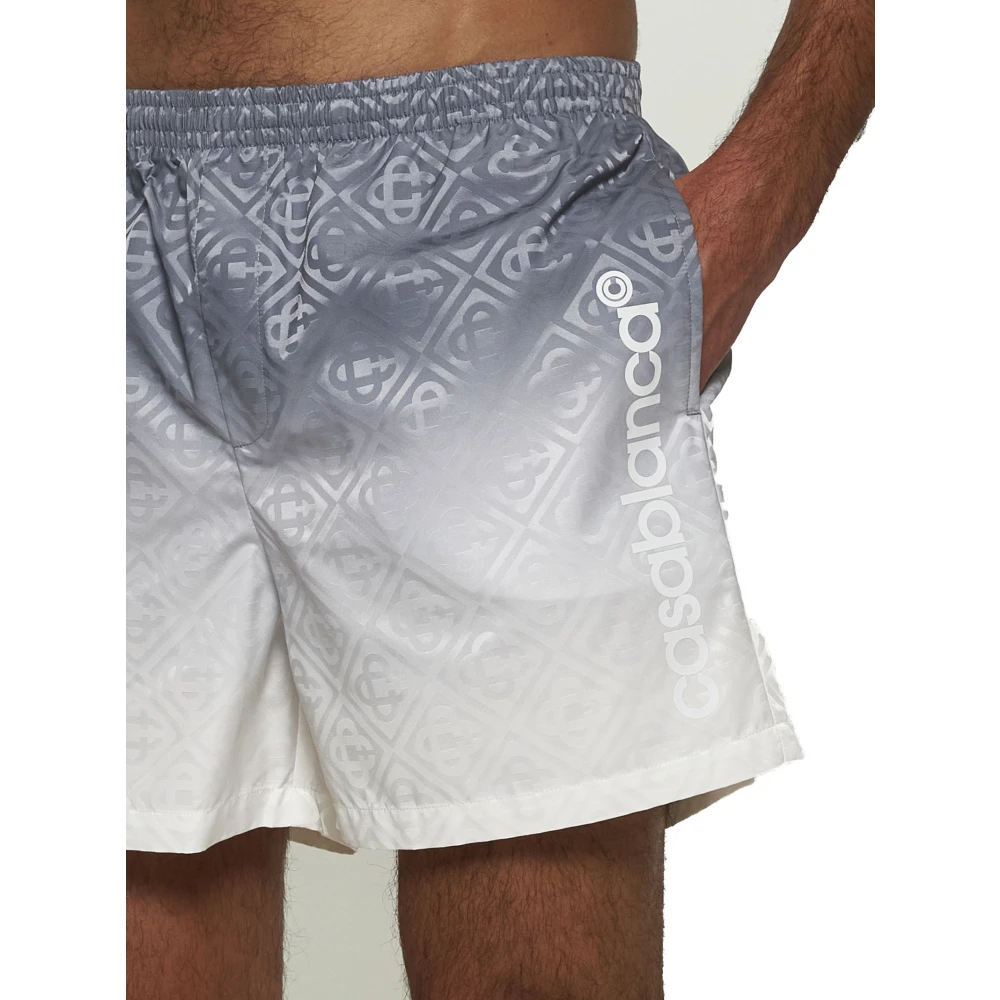 Casablanca Gradient Monogram Zwemshorts Grijs Gray Heren
