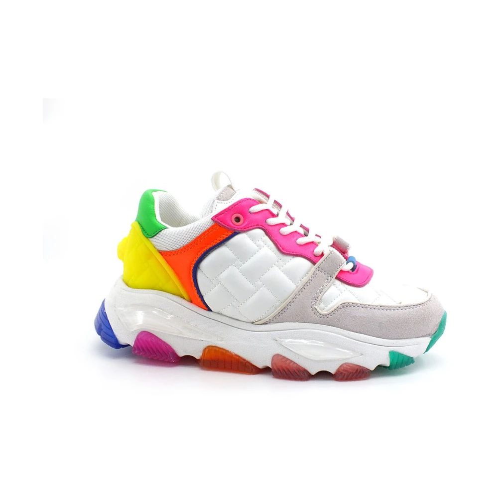 Kurt Geiger Lettie Eagle Sneaker Dames Schoenen Veelkleurig Multicolor