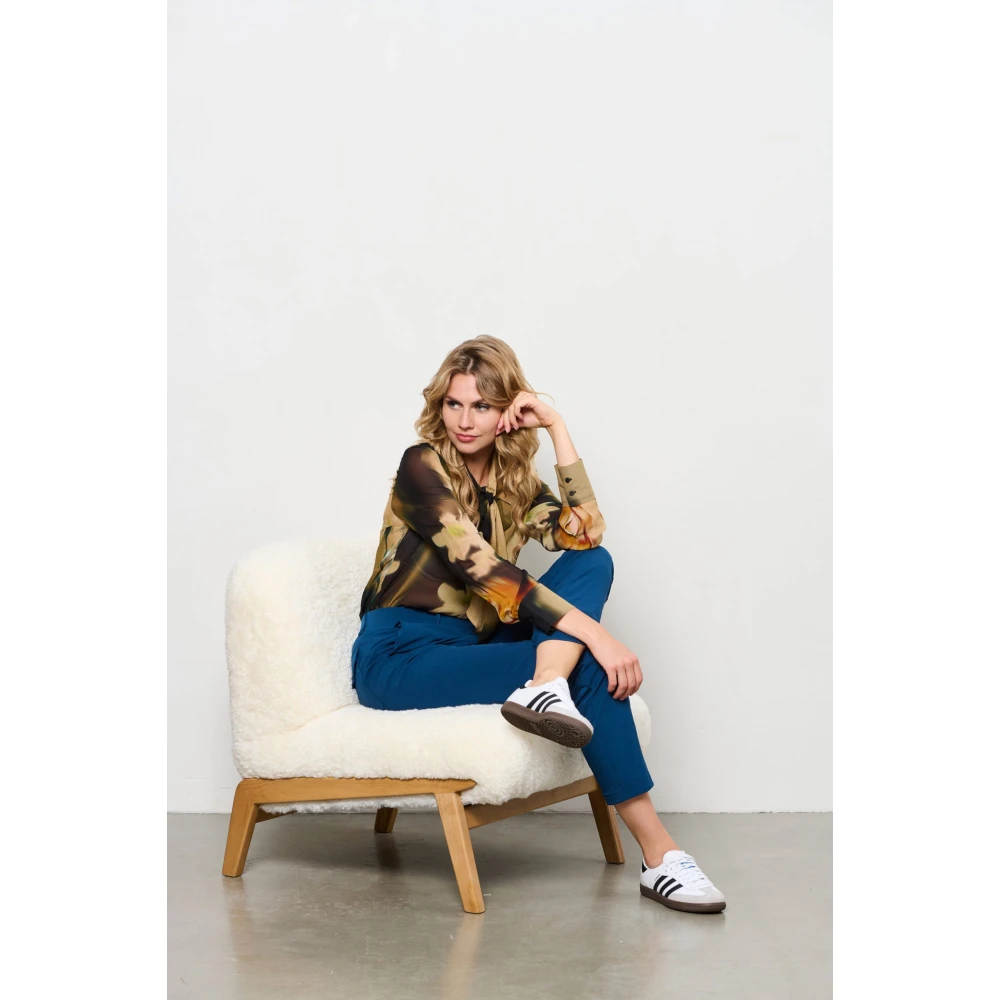 &Co Woman Overhemd met lange mouwen effen kleur Multicolor Dames
