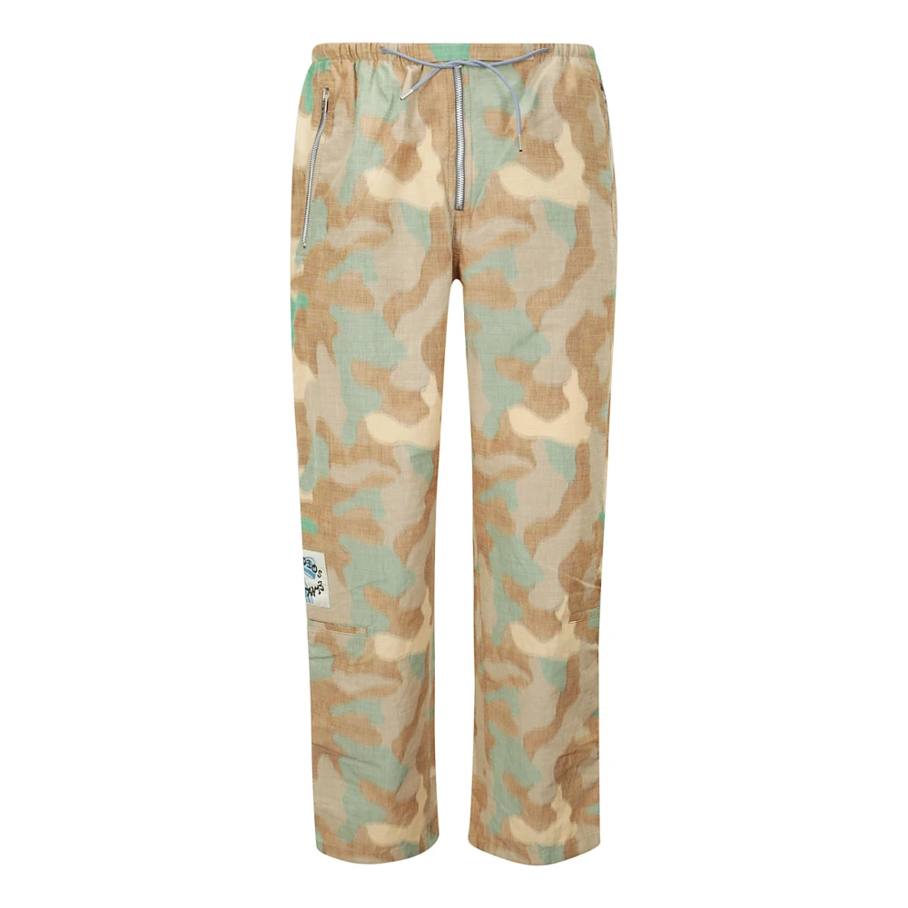 Acne Studios Cropped Trousers Green Heren