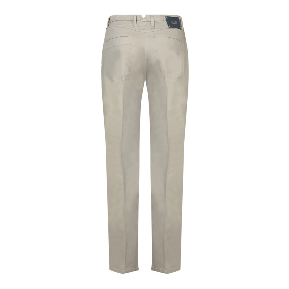 Incotex Beige Op Maat Gemaakte Broek voor Mannen Beige Heren