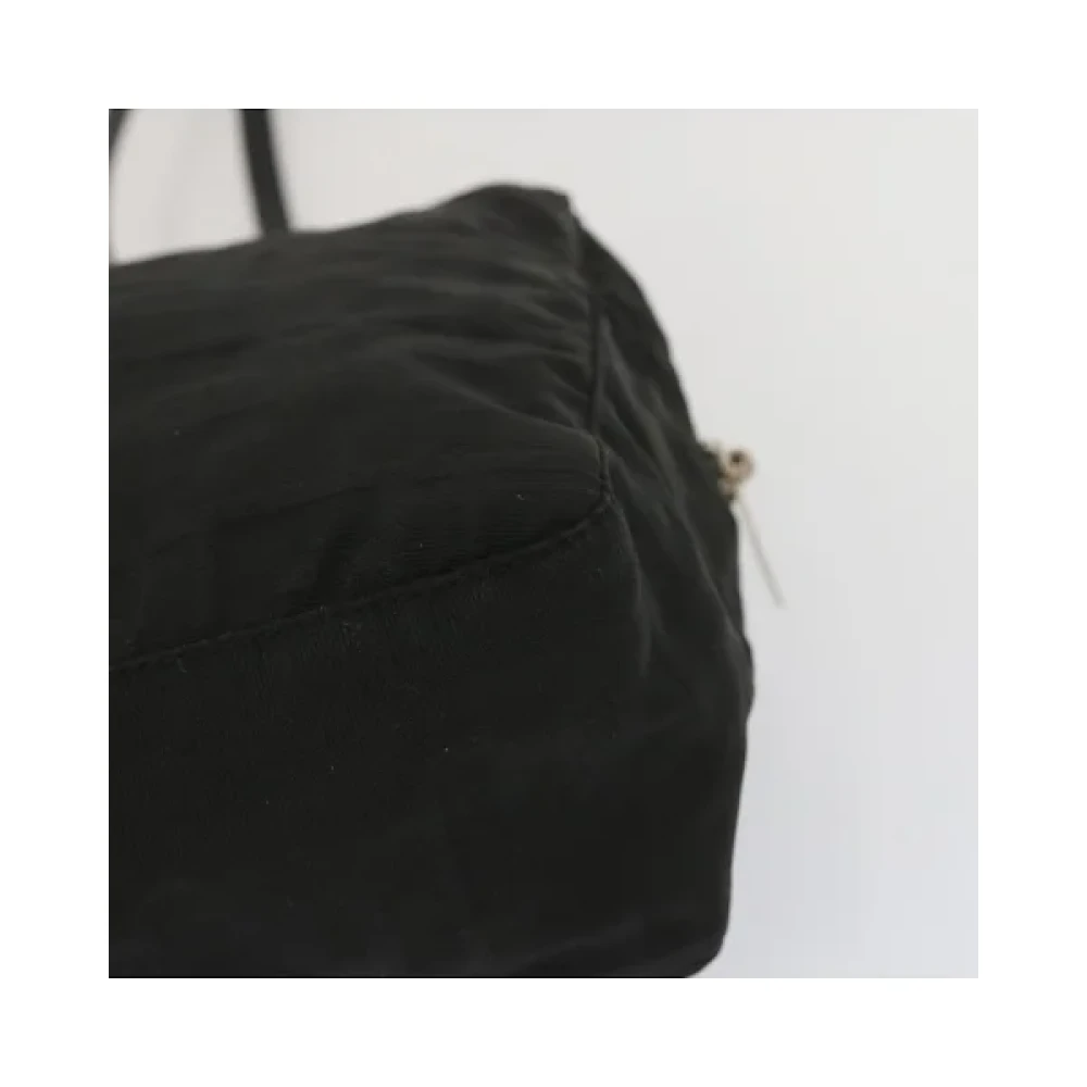 Fendi Vintage Pre-owned Canvas handbags Black Dames