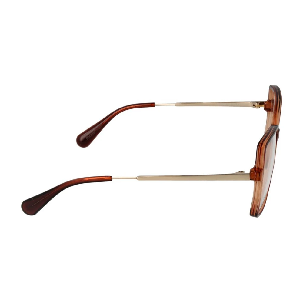 Max & Co Bruine Vierkante Plastic Optische Frames voor Vrouwen Brown Dames
