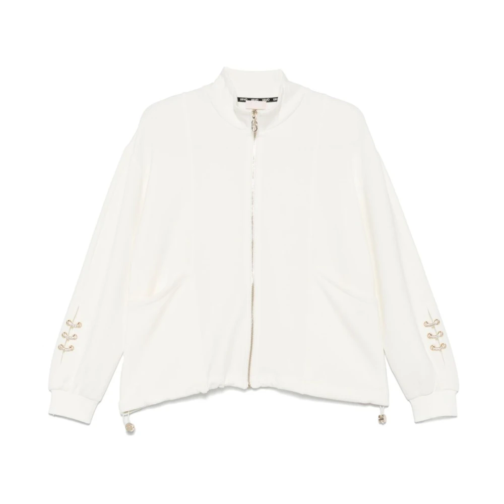 Liu Jo Witte Sweater Dames Sweatshirt White Dames