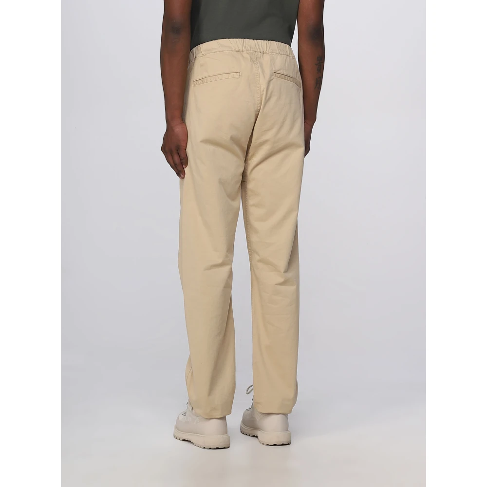 Woolrich Makkelijke Stijl Rechte Broek Beige Heren