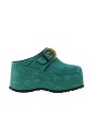 groene-denim-moonogram-sleehakken