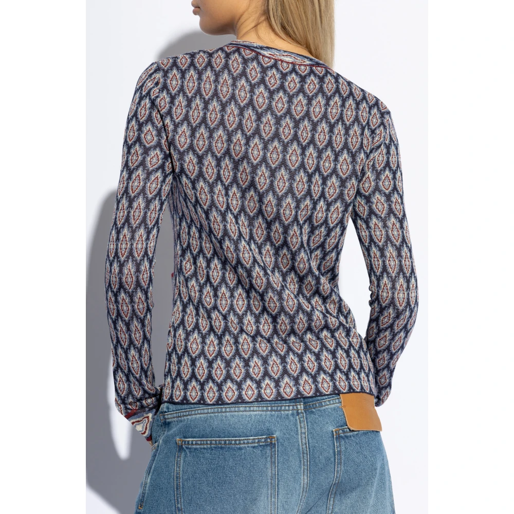 ETRO Gebreide vest met patroon Multicolor Dames