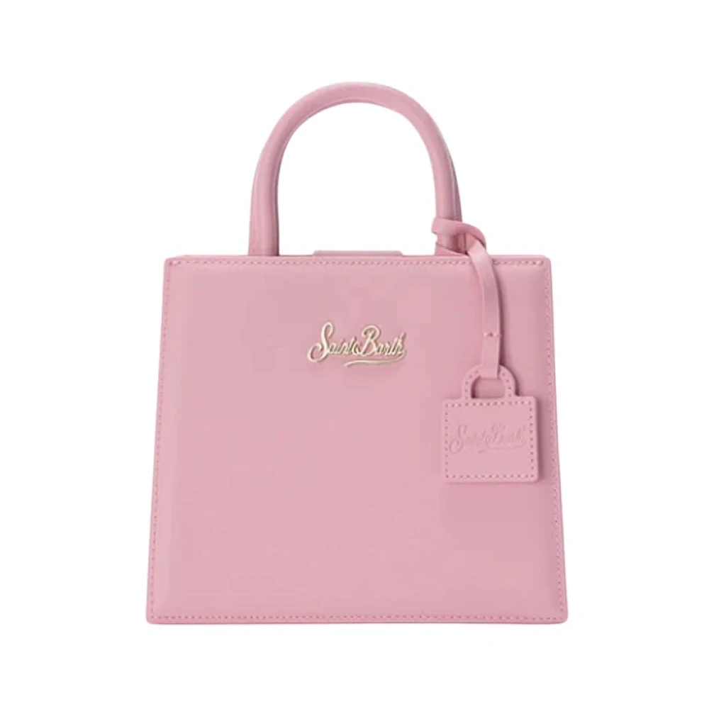 Mc2 Saint Barth Women's Pink Handbags, One Size, Borsa Shop Mini Strutturata