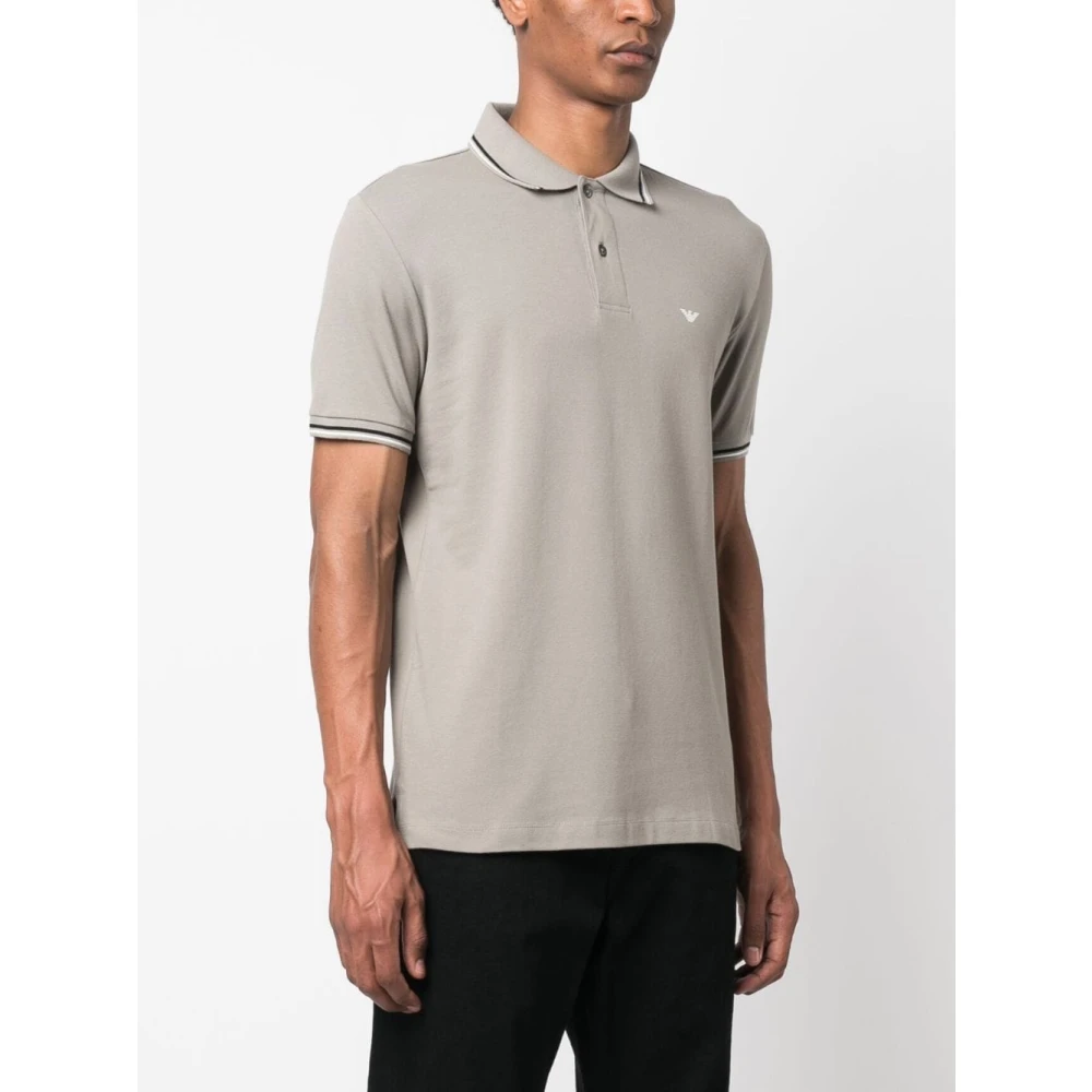 Emporio Armani Dove Grey T-shirts en Polos Gray Heren
