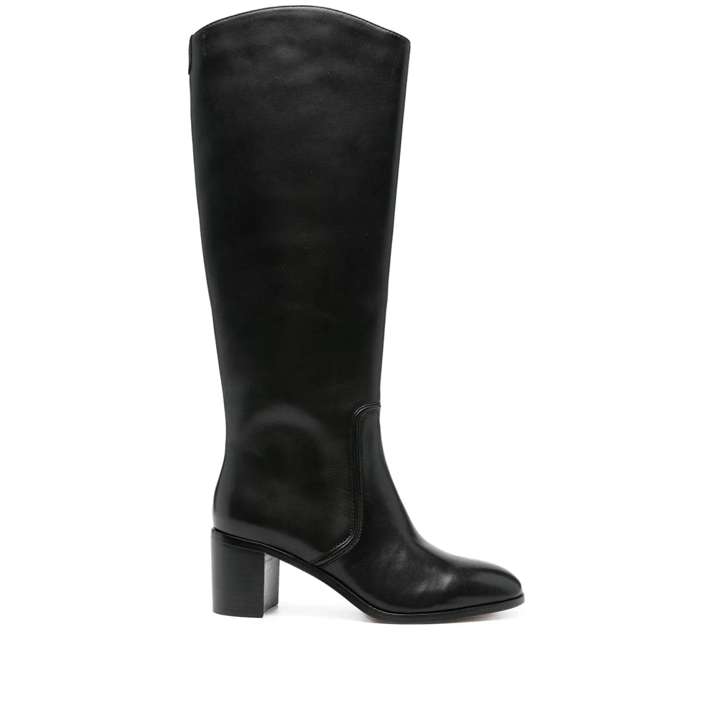 Ralph Lauren Women's Black Heeled Boots, 5 Uk, Charly Tall Boot