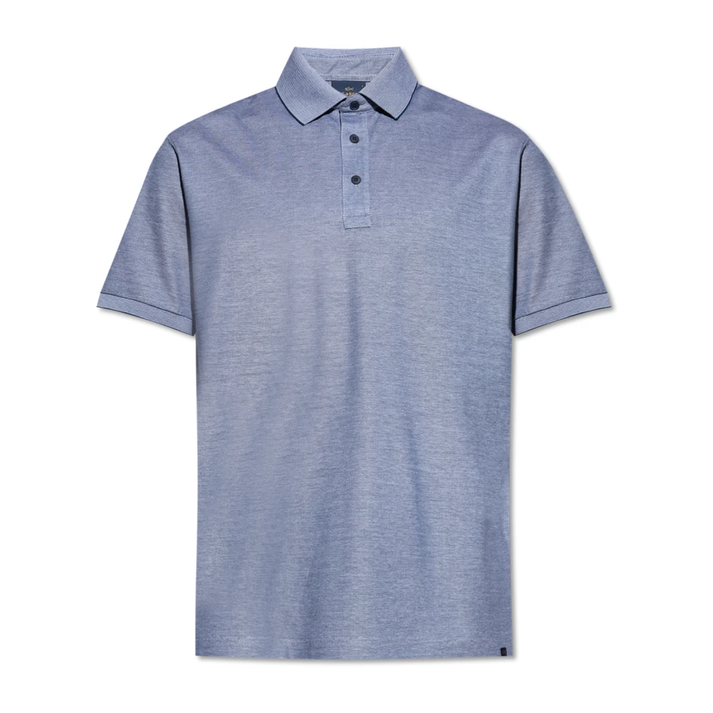 PAUL & SHARK Katoenen poloshirt Blue Heren