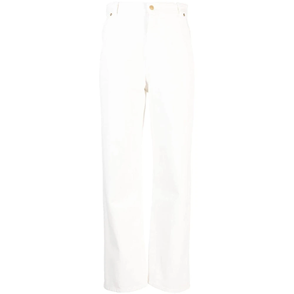 Bally Bone White Straight Jeans voor Dames White Dames