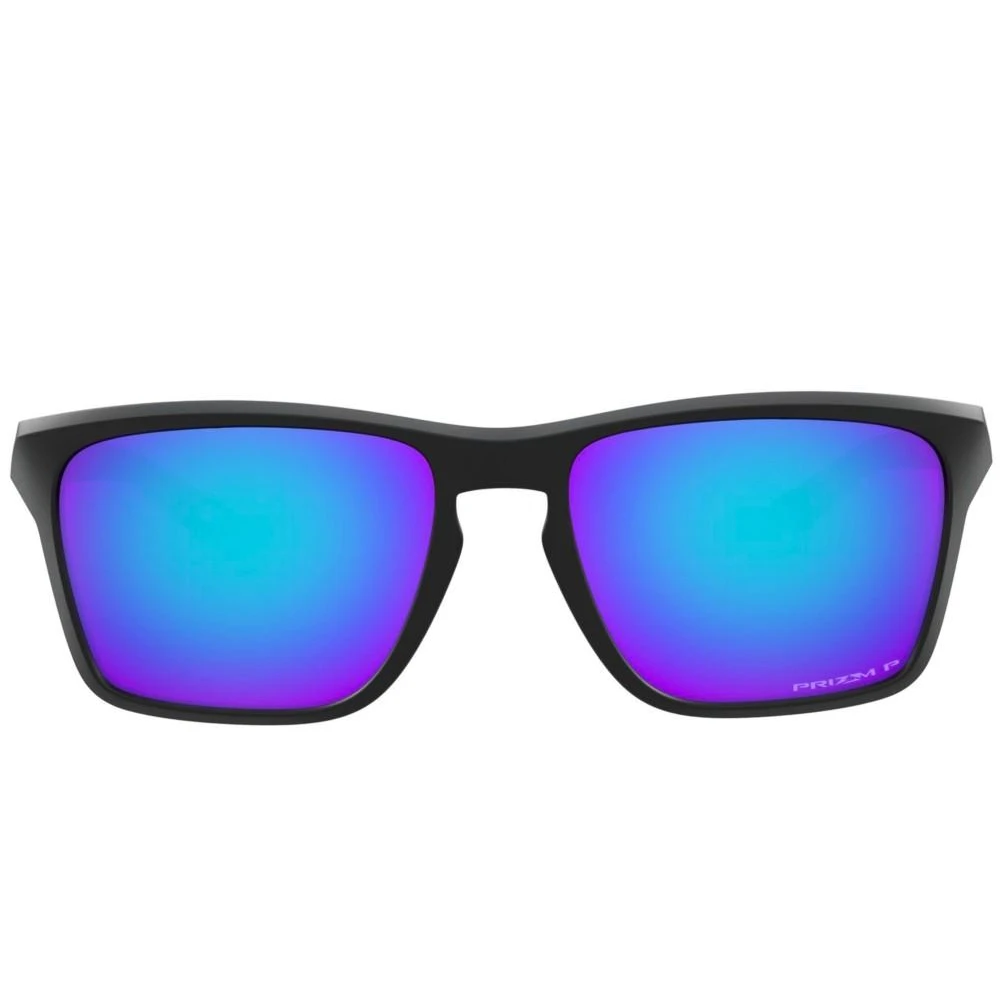 Oakley Man Sunglass Sylas - Frame color: Matte Black, Lens color: Prizm Sapphire Polarized - Image 6