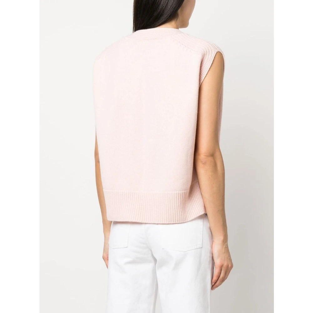Sa Su Phi Roze Sweater met Giro Collo Pink Dames
