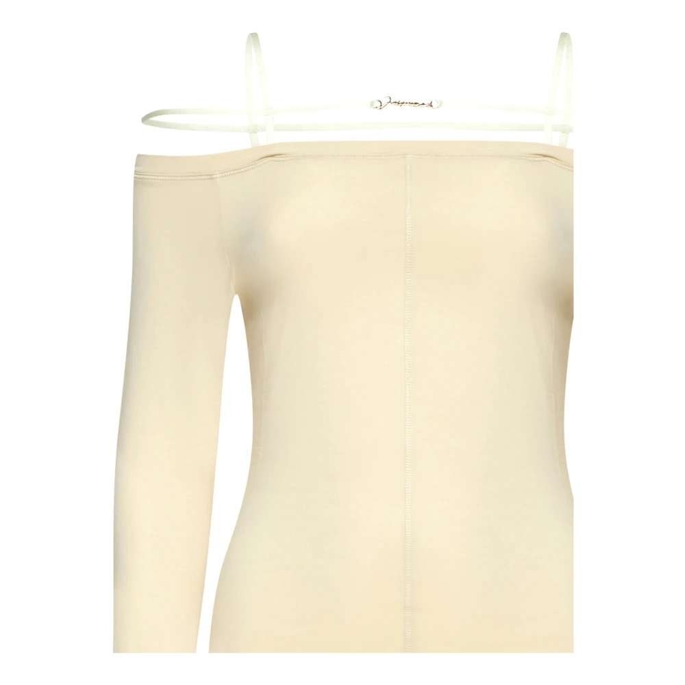 Jacquemus Stijlvolle T-shirts en Polos Beige Dames