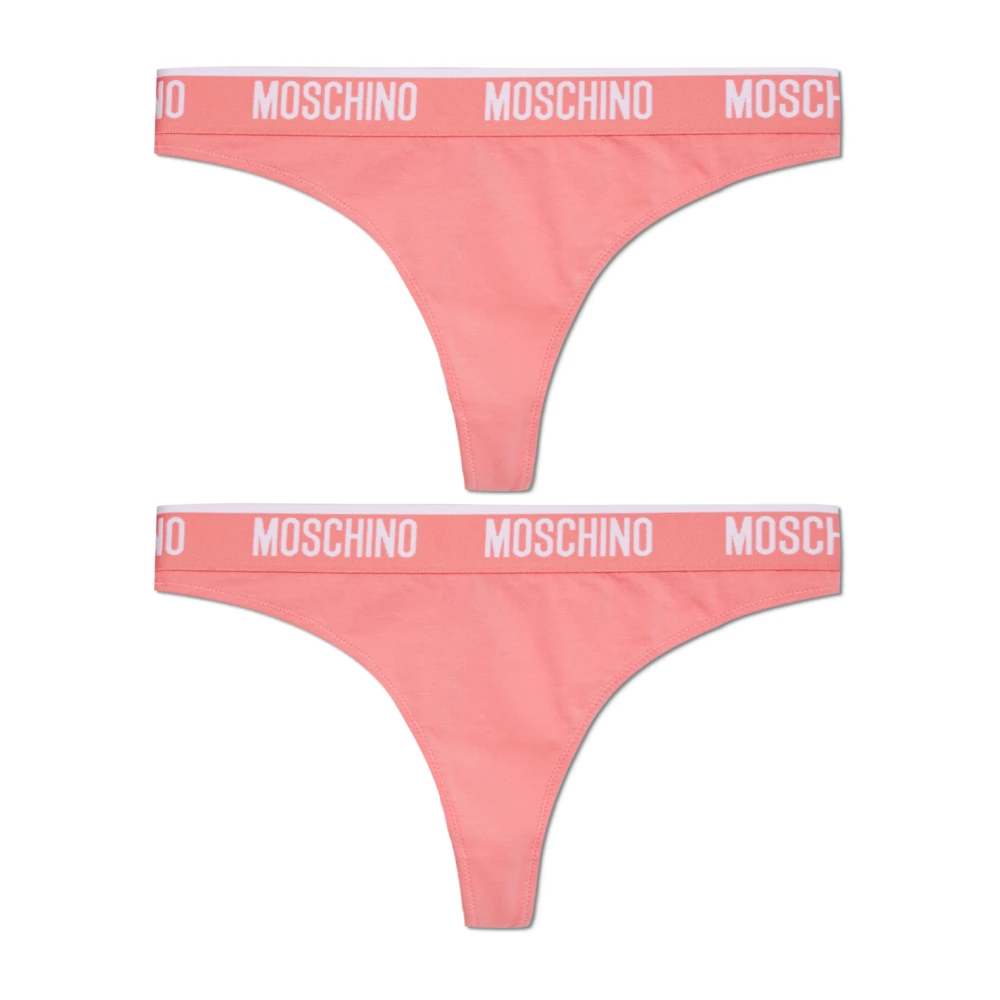 Moschino Tvåpack kalsonger Pink, Dam