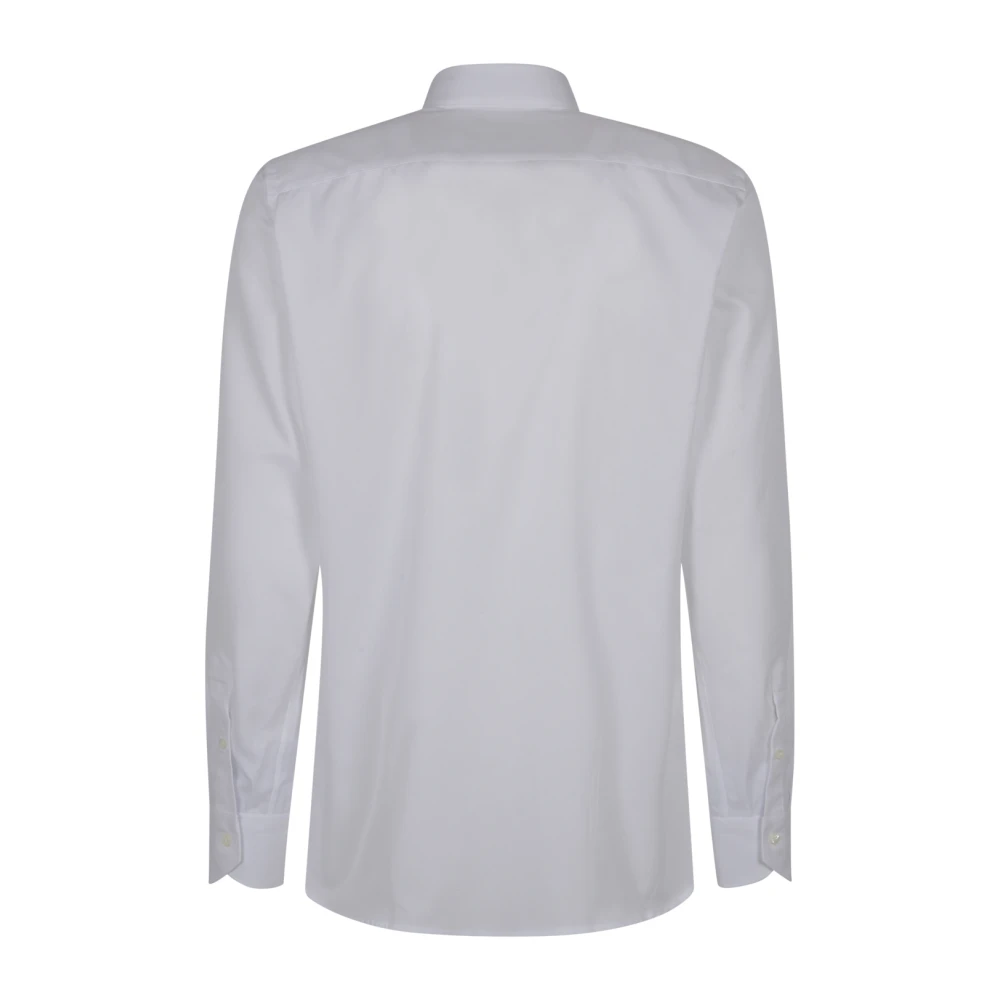 Canali Witte Overhemden voor Mannen White Heren