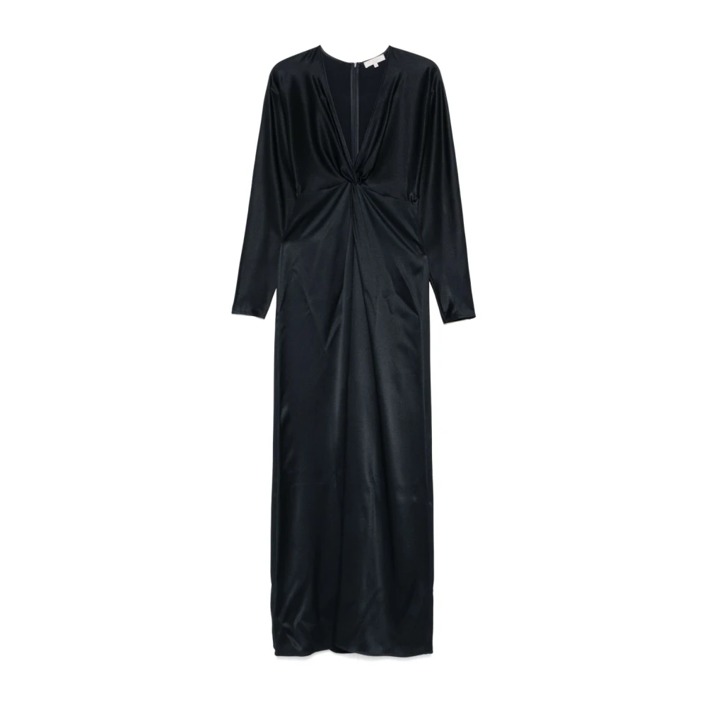 Antonelli Firenze Navy Blue Twist Detail Jurk Blue Dames