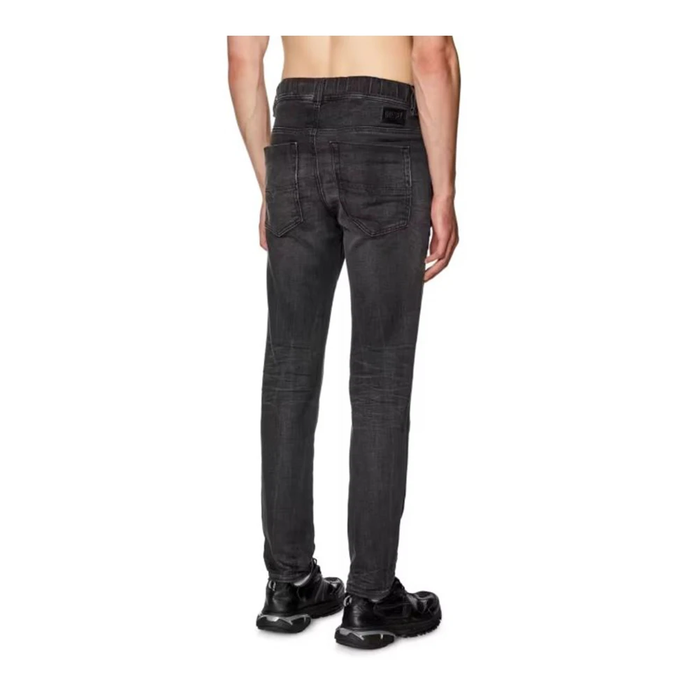 Diesel Zwarte Jeans voor Mannen Ss24 Black Heren