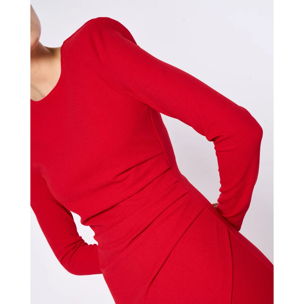 Silvian Heach Jurk met plooien Red Dames