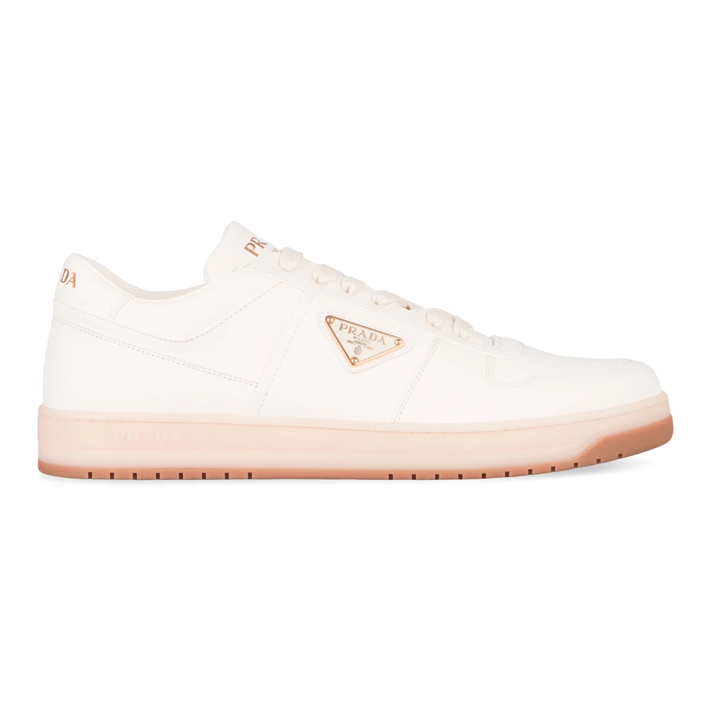 Prada Men's Beige Sneakers, 6 Uk, Downtown Trainers