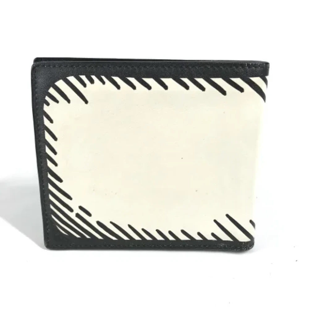 Fendi Vintage Pre-owned Leather wallets Black Dames