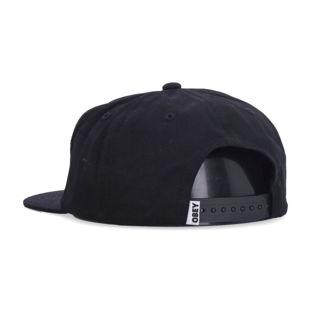 Obey Icon Eyes Snapback Pet Zwart Black Heren