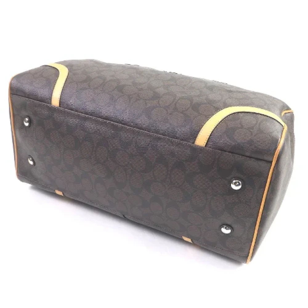 Coach Pre-owned Leather handbags Brown Dames
