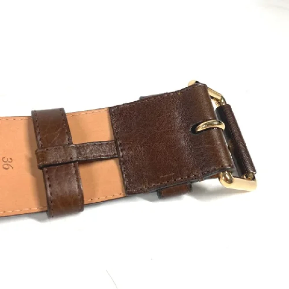 Louis Vuitton Vintage Pre-owned Leather belts Brown Dames