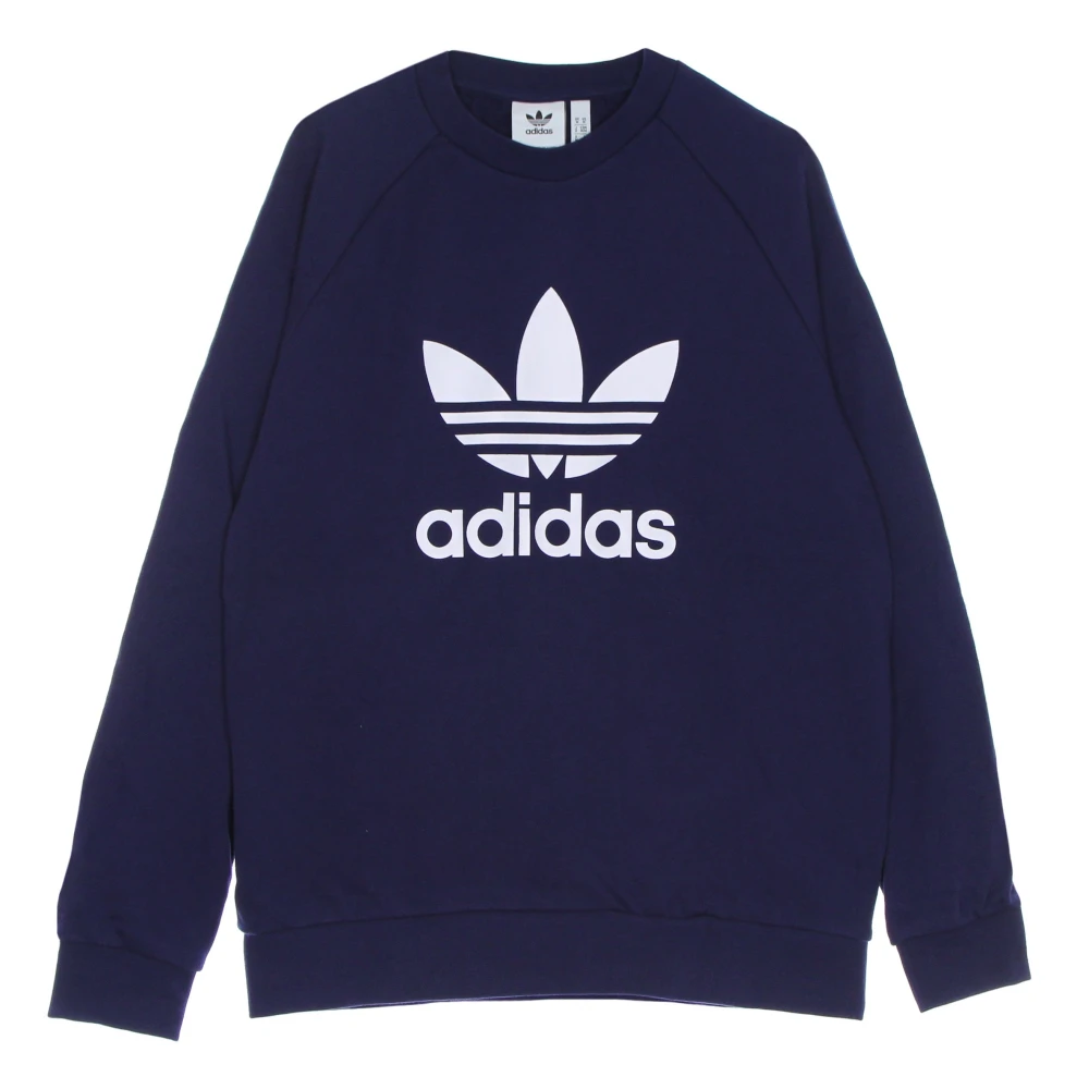 Adidas Crewneck Sweatshirt Trefoil Night Sky/White Blue, Herr