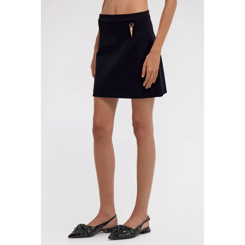 Roberto Cavalli Fang Mini-rok met versieringen Black Dames
