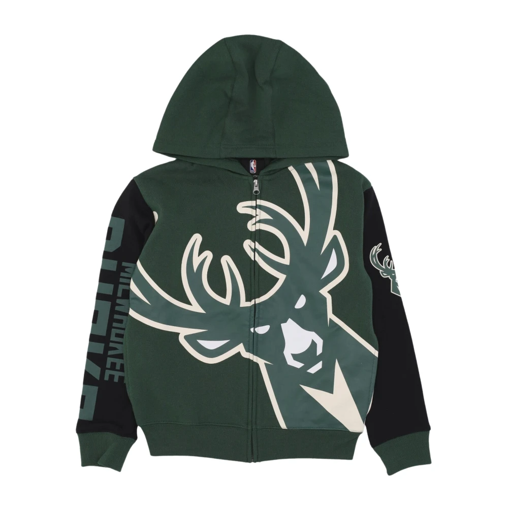 Nike NBA Poster Board Full Zip Hoodie Green Heren