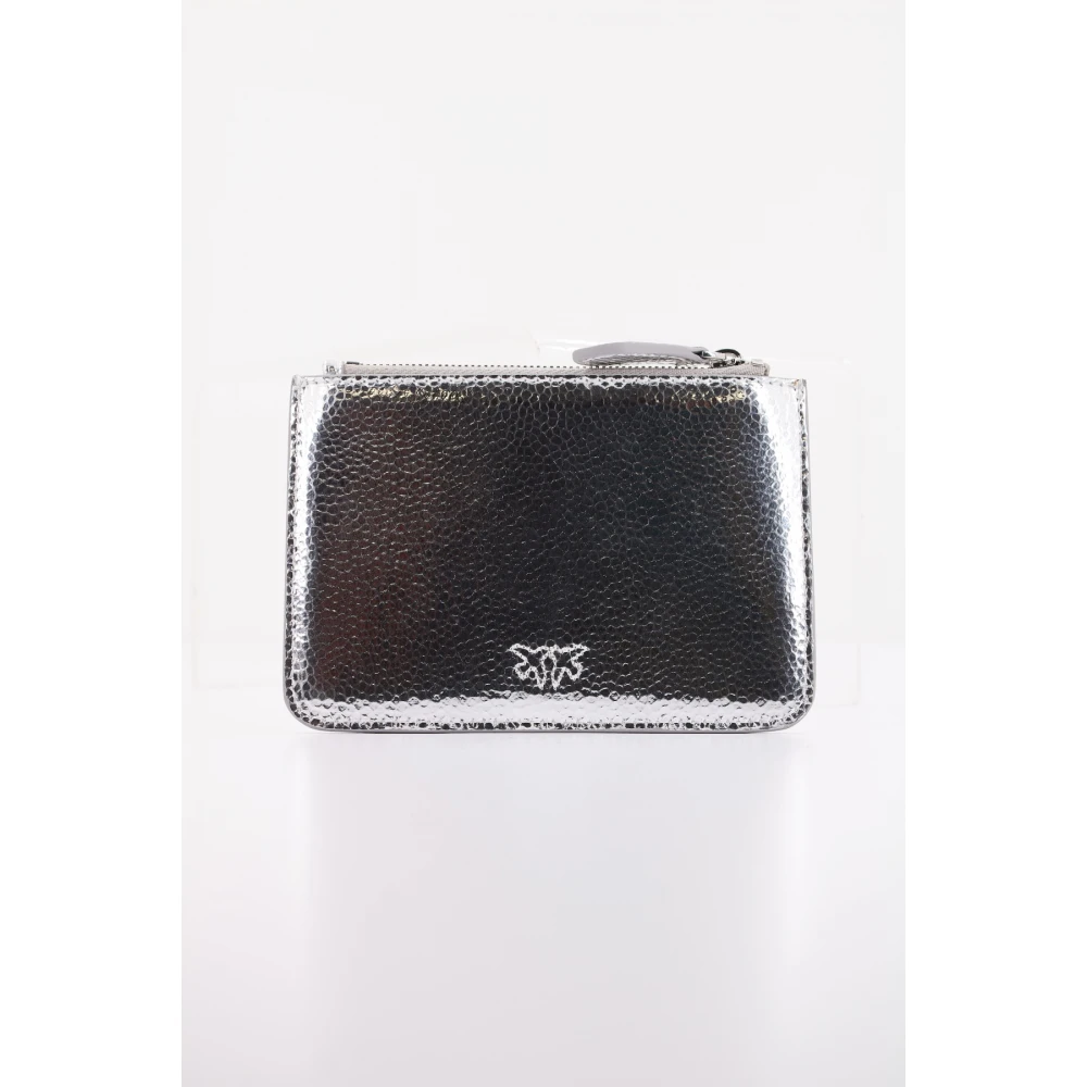 pinko Stijlvolle Portemonnees en Kaarthouders Gray Dames