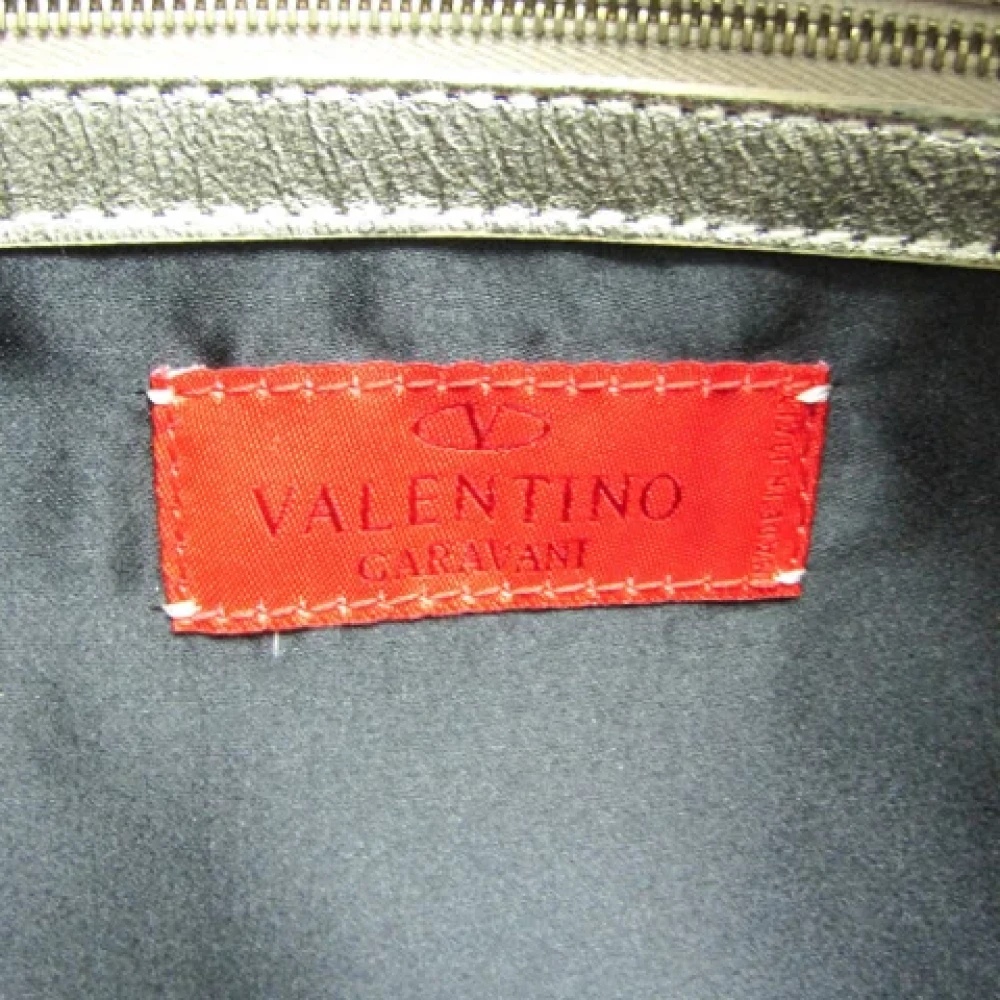 Valentino Vintage Pre-owned Leather shoulder-bags Black Dames