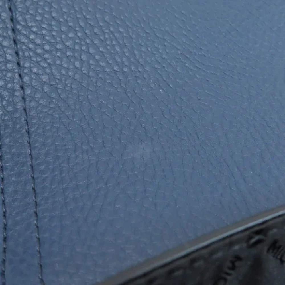 Michael Kors Pre-owned Leather shoulder-bags Blue Dames