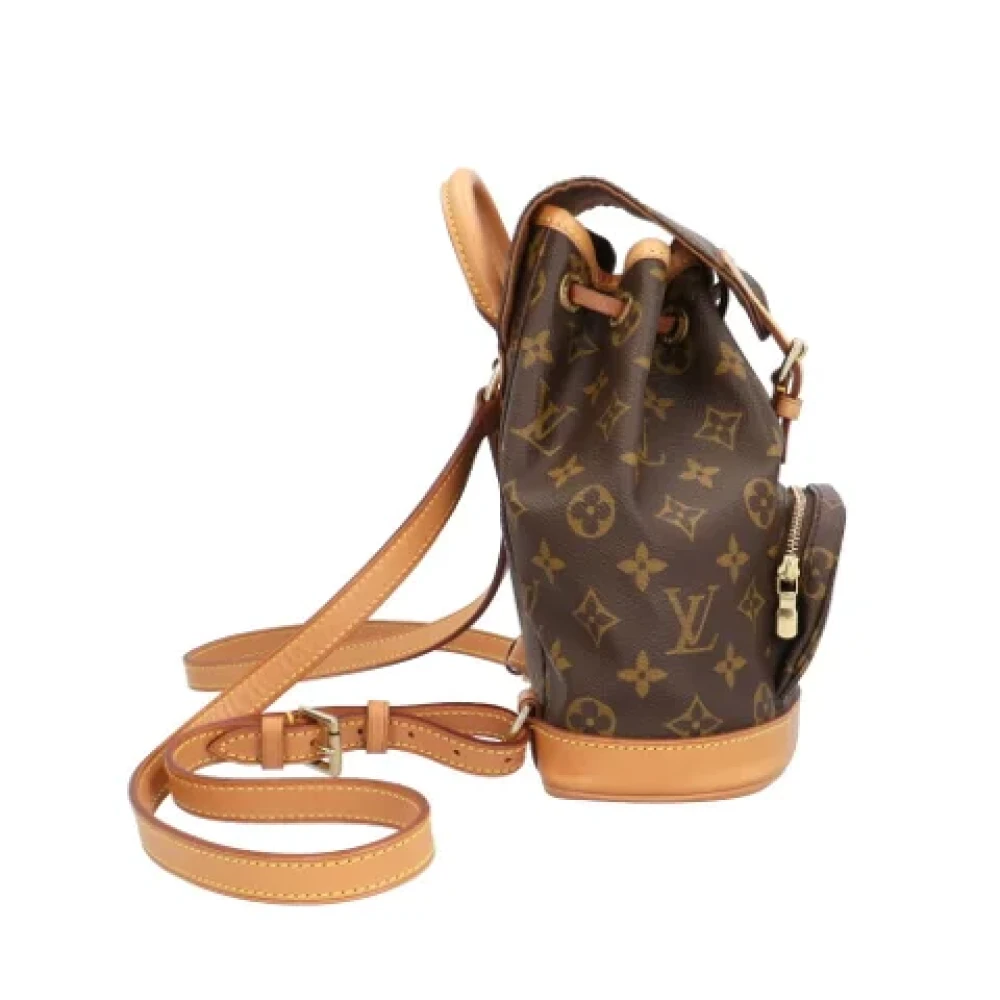 Louis Vuitton Vintage Pre-owned Canvas backpacks Brown Dames