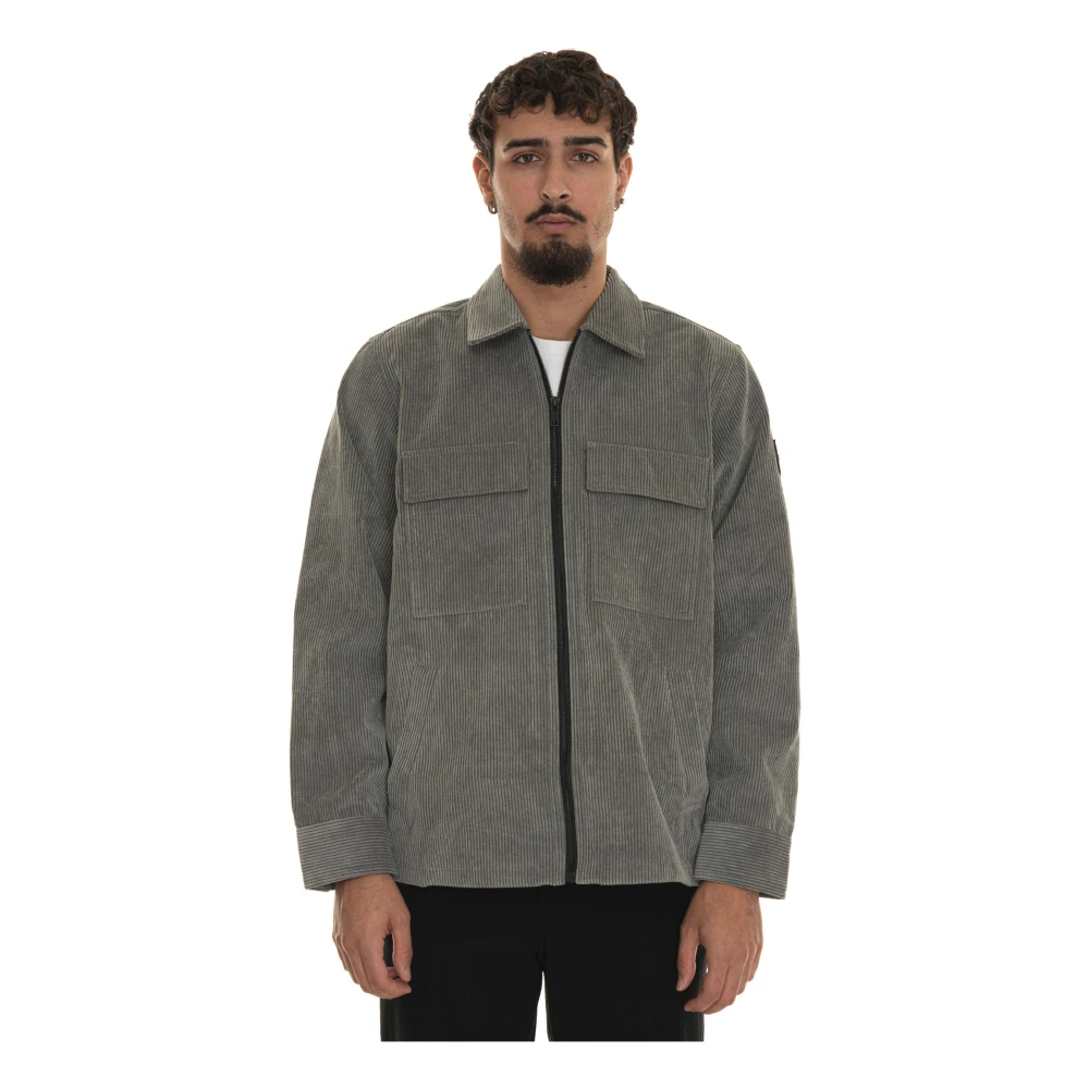 Boss Elegant Klassiek Shirt Gray Heren