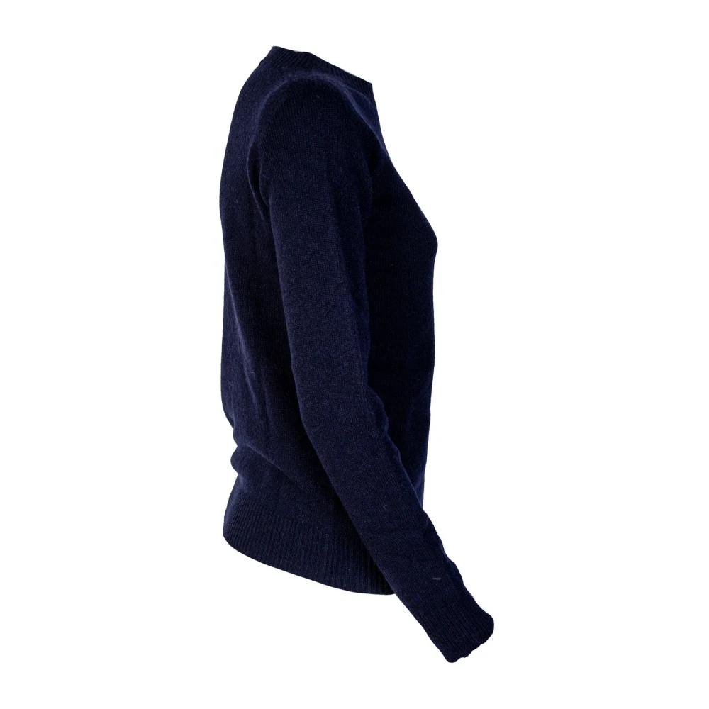 Jucca Kasjmier Ronde Hals Dames Trui Blue Dames