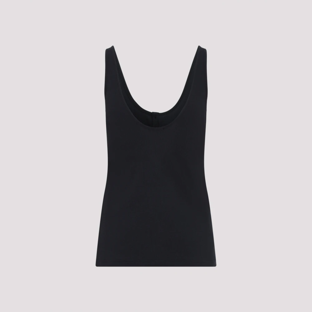 Tom Ford Zwarte Tank Top Lb999 Black Dames