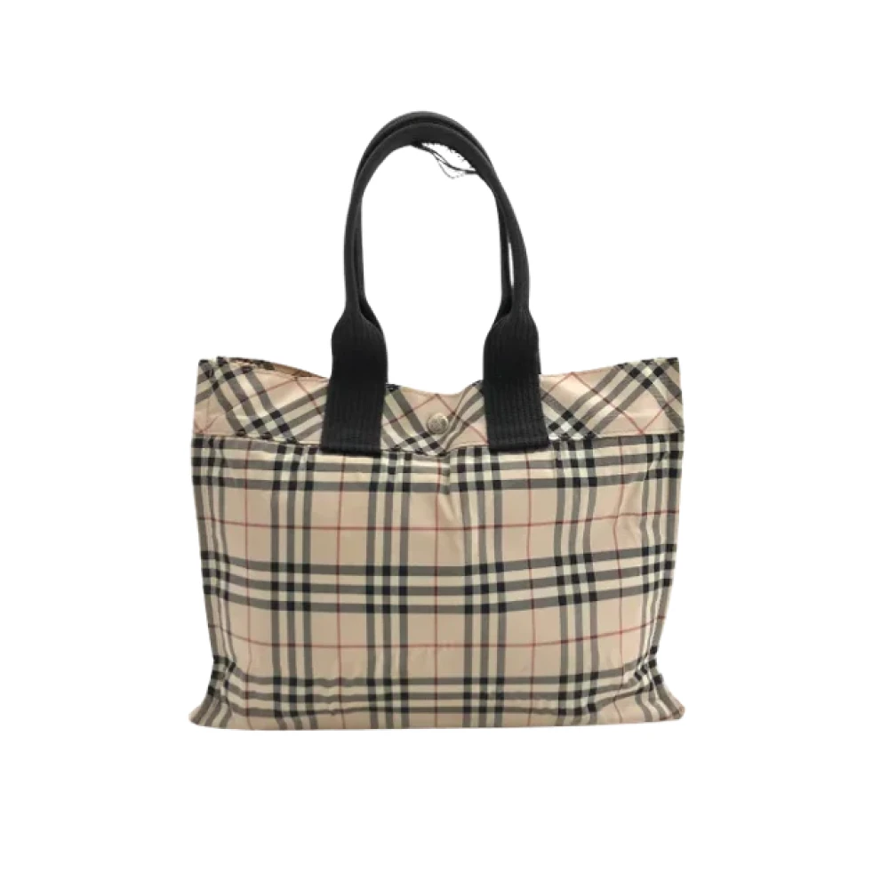 Burberry Vintage Pre-owned Nylon totes Beige Dames