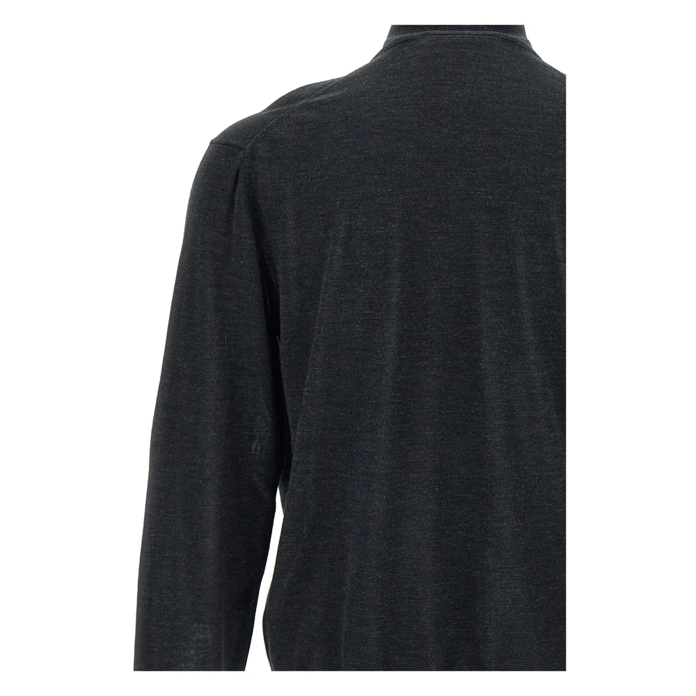 Filippo De Laurentiis Merino Wol Grijs Sweater Gray Heren