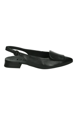 Svart Sling-back Sko