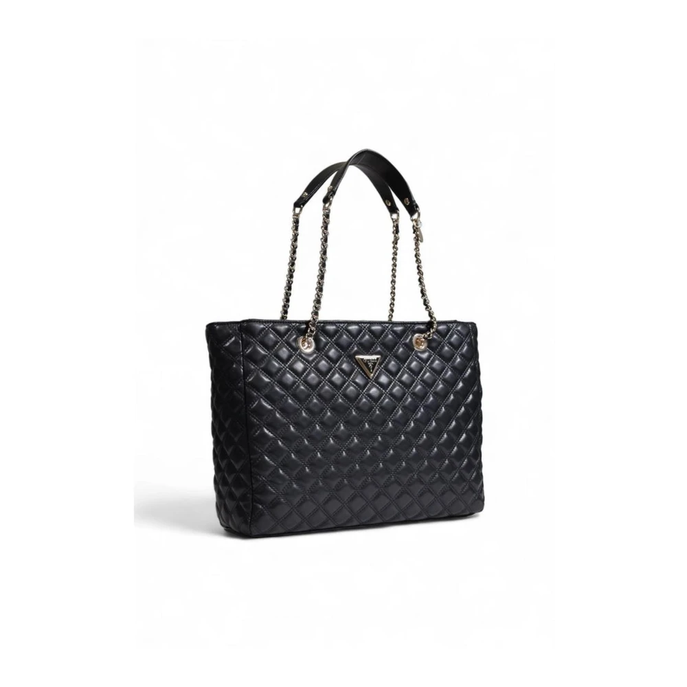 Guess Stijlvolle Polyurethaan Handtas Dames Collectie Black Dames