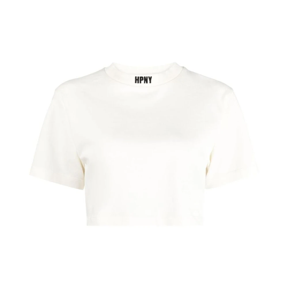 Heron Preston Hpny Logo Cropped T-shirt White Dames