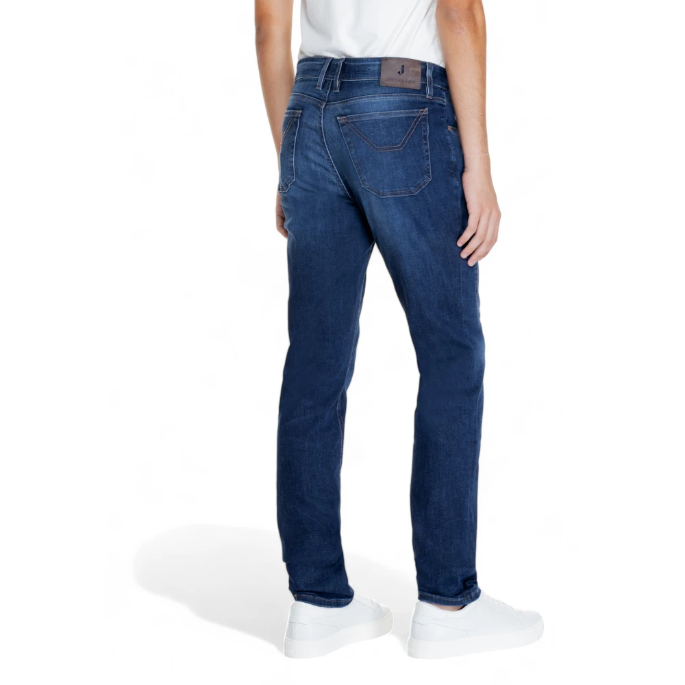 Jeckerson Heren Herfst Winter Katoenen Broek Blue Heren